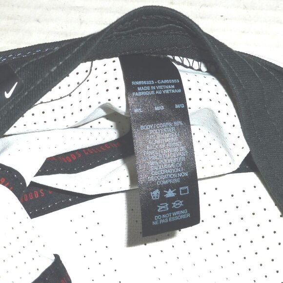 Nike Tiger Woods Collection Flex Fit Golf Hat Size: Medium/Large Light Gray READ - Picture 9 of 10